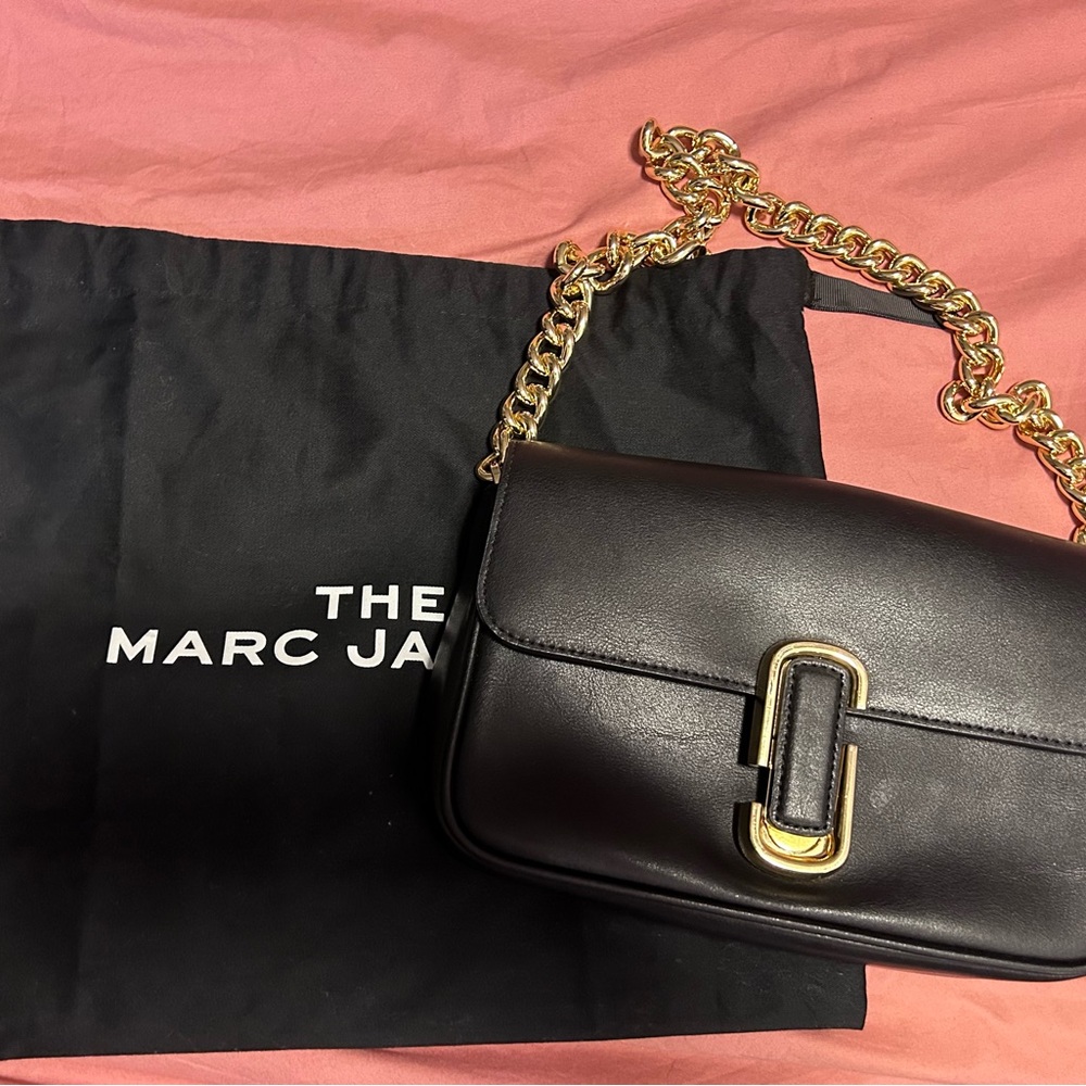 Marc Jacobs Black Leather Shoulder Bag